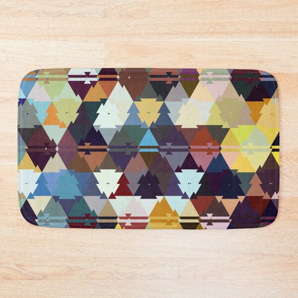 Item preview, Colourful Triangles  pattern designed and sold by Digibee.
