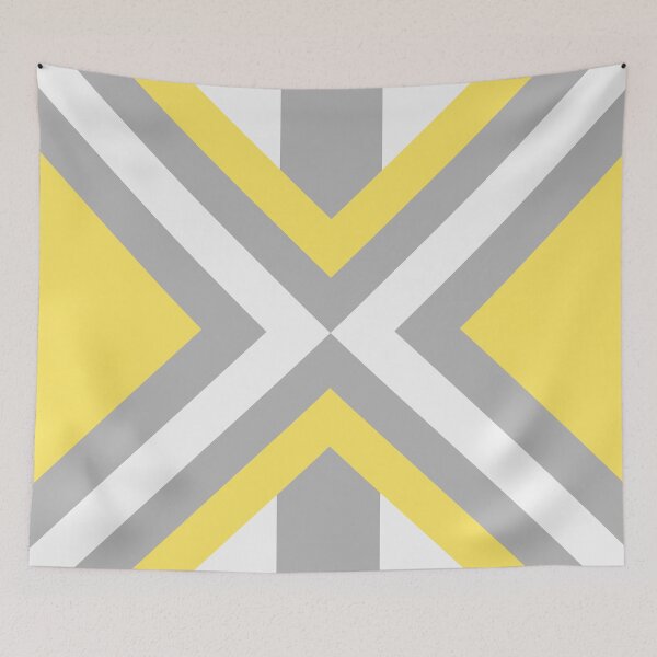 Item preview, Urban Retro Geometric modern square shapes mid-century pattern soft pastel Yellow 01 designed and sold by BONBcreative.