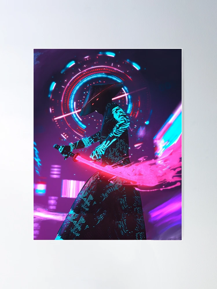 Cyberpunk Anime Girl Desktop Wallpaper, Neon Aesthetic Digital Art, Instant  Download for Computer Customization, Perfect Gift for Geeks