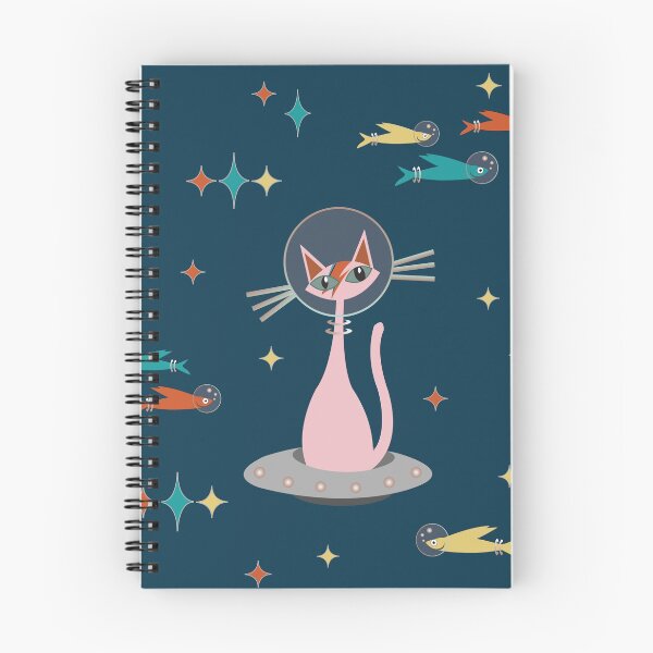 Item preview, Gatito espacial Bowie designed and sold by 7SistersGraphX.