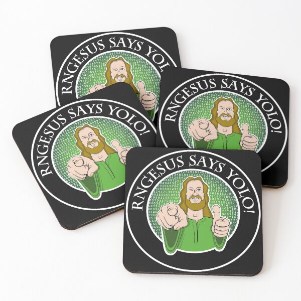 Item preview, RNGesus says YOLO! designed and sold by robimerch.