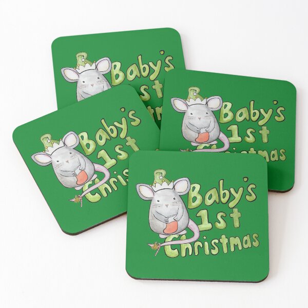 Item preview, Baby's 1st Christmas Mouse designed and sold by Rachel Kenaston.