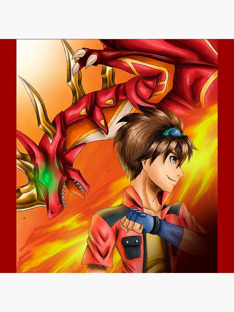 Bakugan Battle Brawlers Dragon Character Paint By Numbers - PBN Canvas