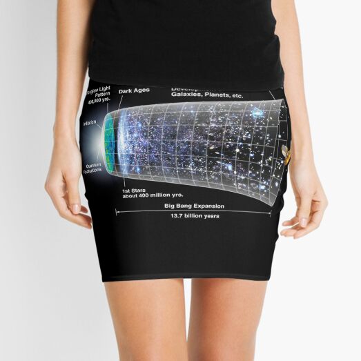Shape of the universe Mini Skirt