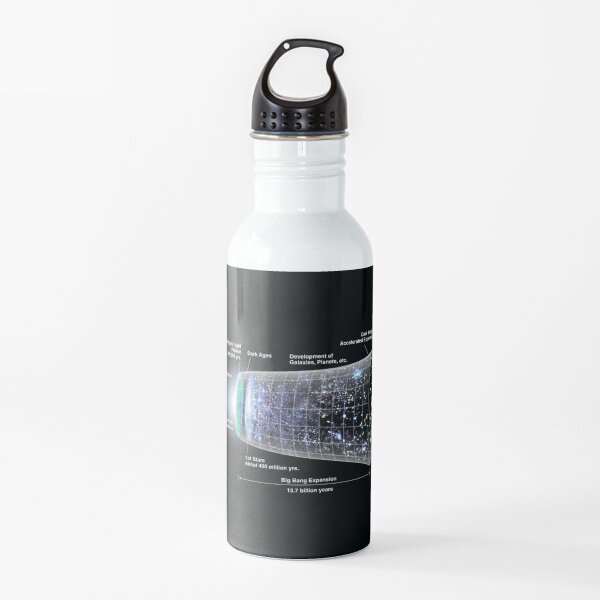 Shape of the universe Water Bottle