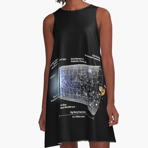 Shape of the universe A-Line Dress