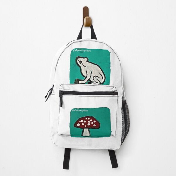 Item preview, Frog and mushroom designed and sold by sapphicandwilde.