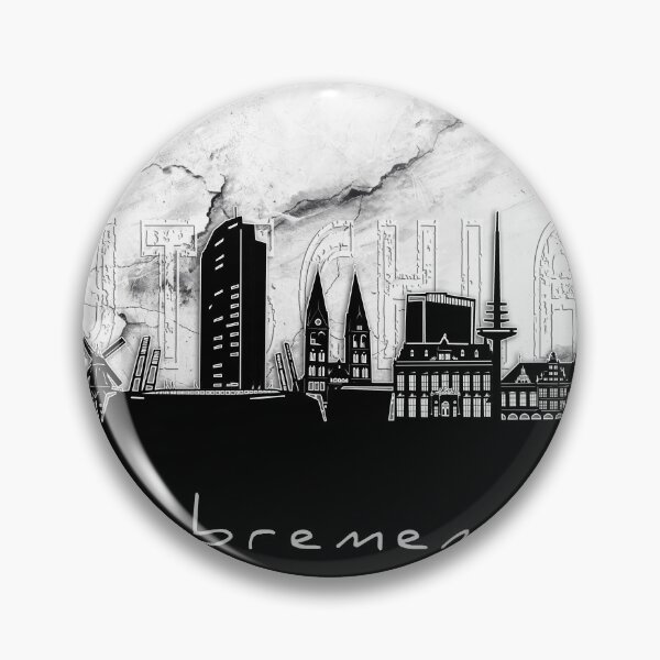 Item preview, bremen skyline marble designed and sold by BekimART2.