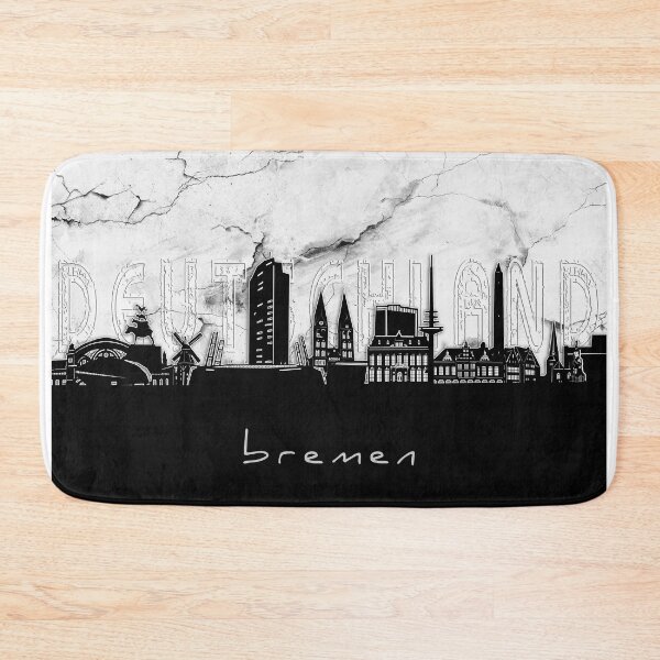 Item preview, bremen skyline marble designed and sold by BekimART2.