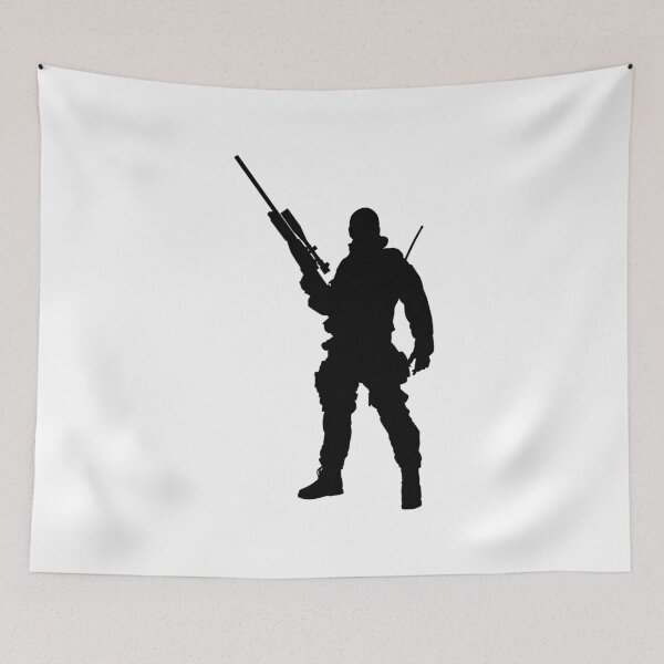 Item preview, Male soldier standing up and in full equipment and armament, fully automatic machine gun in hand such as the special forces, marines army and ksk, GRU, Sajeret. Isolated realistic silhouette designed and sold by Marcin Adrian.