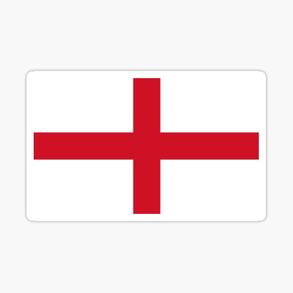 Flag of England - St George's Cross - Football Sport Team Sticker T-Shirt Bedspread Sticker