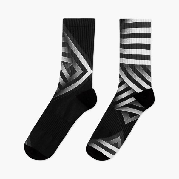 Item preview, folded black and white shapes geometric painting Omar rayo op art lines stripes designed and sold by mariaa999.