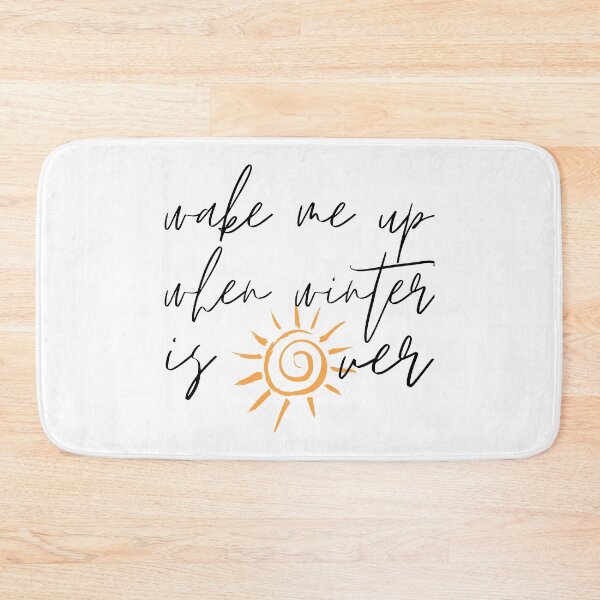 Item preview, Wake Me Up When Winter Is Over designed and sold by Nathalie Aynié.