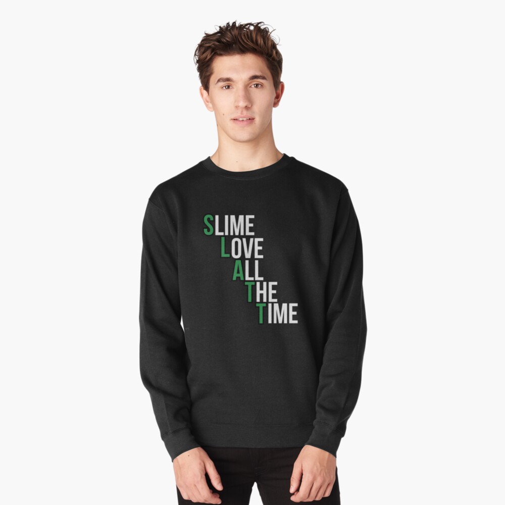 slime love all the time moletom com capuz
