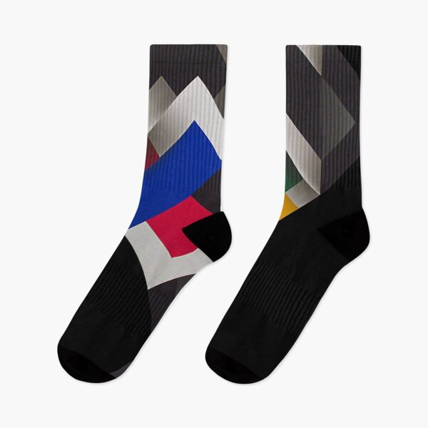 Item preview, folded colorful shapes geometric painting Omar rayo op art designed and sold by mariaa999.