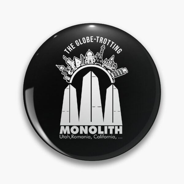 Item preview,  Utah Mysterious Monolith - The Globe-Trotting Monolith Funny science fiction Aliens designed and sold by Van-Tees.