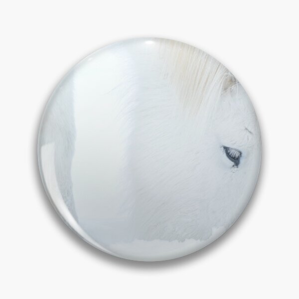 Item preview, Icelandic horse camouflaged in the snow designed and sold by elisainiceland.