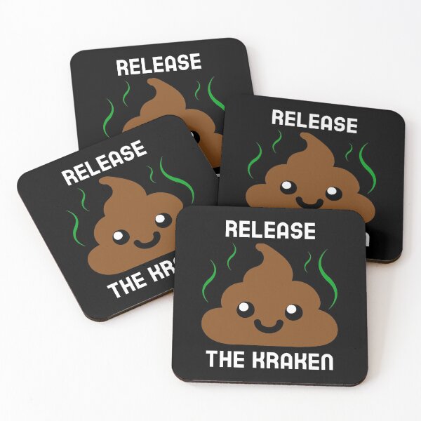 Item preview, Release The Kraken – Stinky Smelly Toilet Poos designed and sold by The Green Corner.