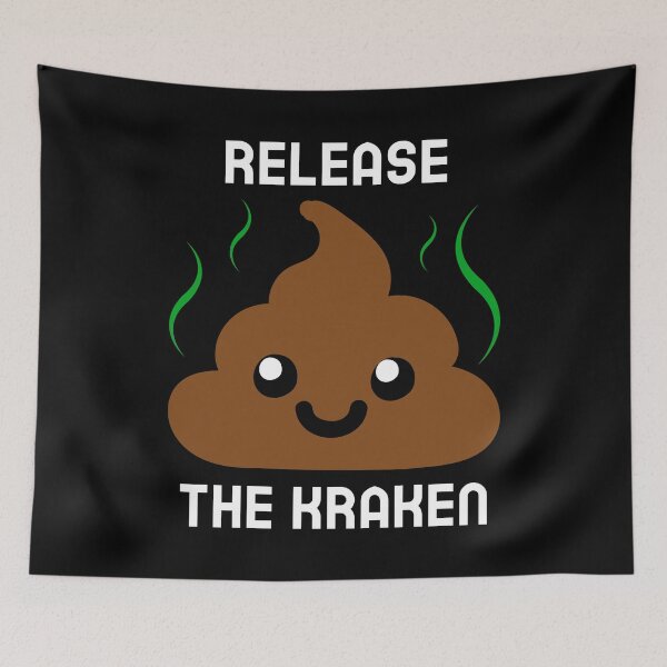 Item preview, Release The Kraken – Stinky Smelly Toilet Poos designed and sold by The Green Corner.