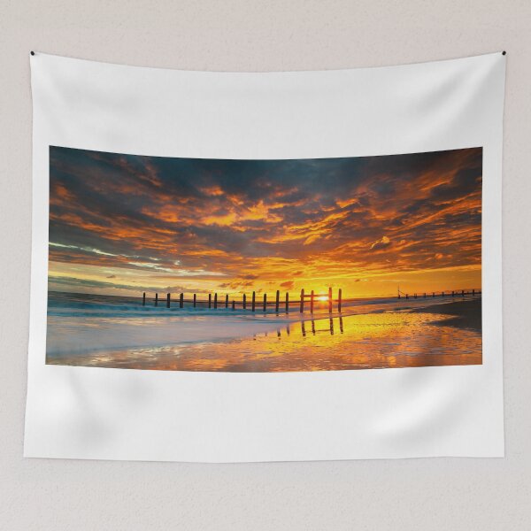 Item preview, Sunrise on Happisburgh Beach designed and sold by dp-images.