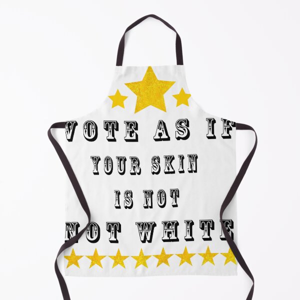 Item preview, vote as if your skin is not white designed and sold by ishako online.