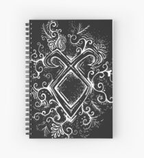 Angelic Rune Mandala- Inverted Spiral Notebook