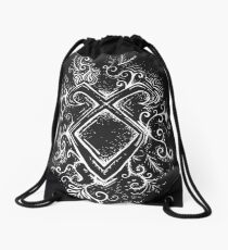 Engel Rune Mandala-Inverted Rucksackbeutel