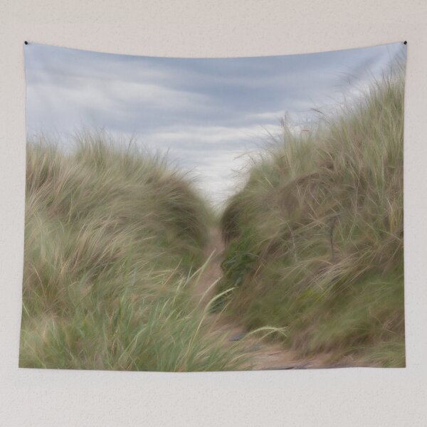 Item preview, Beach sandy grassy pathway designed and sold by HaleyRedshaw.