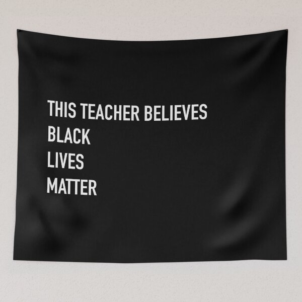 Item preview, This Teacher Believes Black Lives Matter designed and sold by WildeandCo.