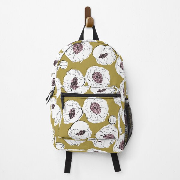 Item preview, Citron Sketched Florals designed and sold by gabrielleneil.