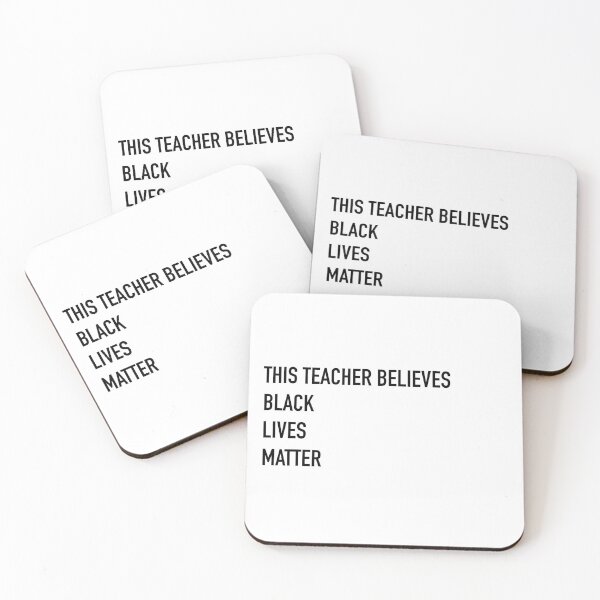 Item preview, This Teacher Believes Black Lives Matter designed and sold by WildeandCo.
