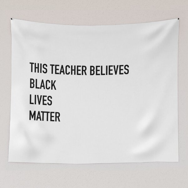 Item preview, This Teacher Believes Black Lives Matter designed and sold by WildeandCo.