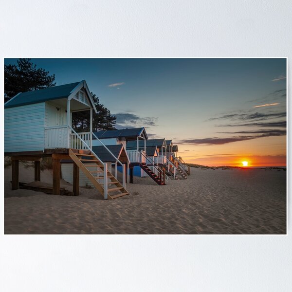 Item preview, Beach sunset at Wells-next-the-sea designed and sold by dp-images.