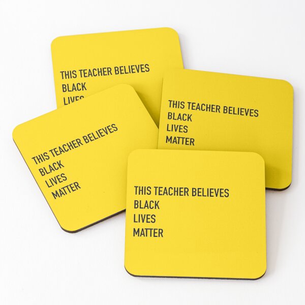Item preview, This Teacher Believes Black Lives Matter designed and sold by WildeandCo.