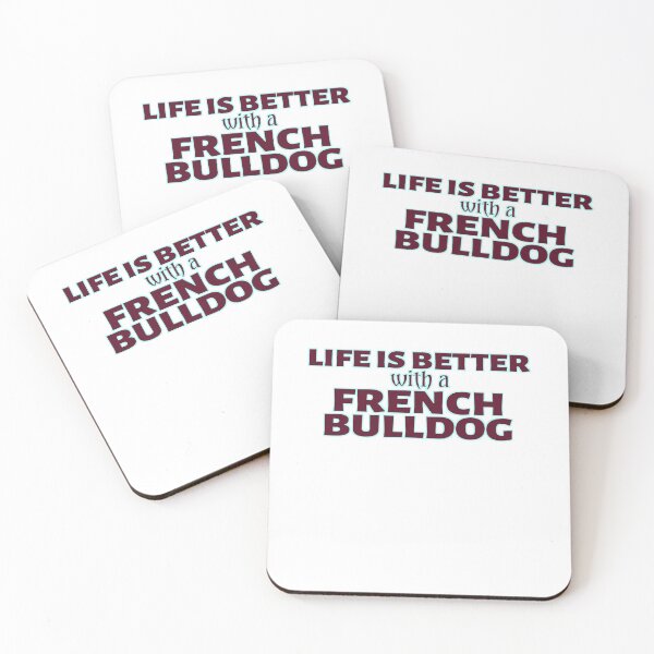 Item preview, Cool Funny SLOGAN French Bulldog, life is better with a French Bulldog designed and sold by vibeno1.