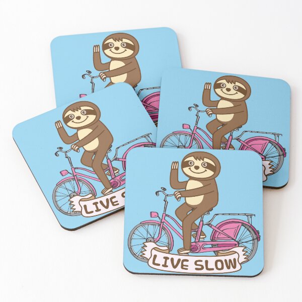 Item preview, Sloth bicycle LIVE SLOW designed and sold by plushism.