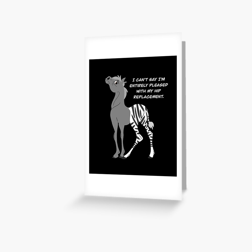 "horse zebra meme" Greeting Card for Sale by TimFl Redbubble