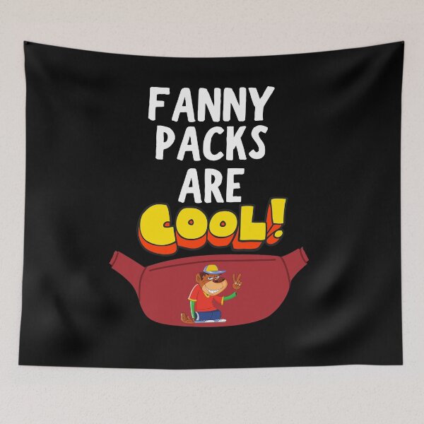 Item preview, FANNY PACKS ARE COOL designed and sold by crazy merchs.