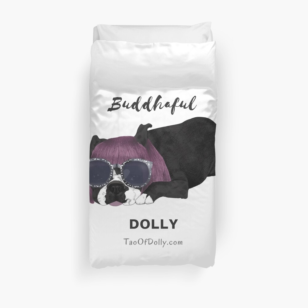 Buddhaful Dolly Duvet Cover