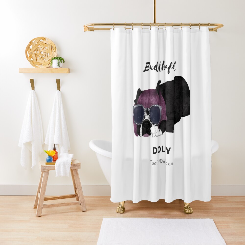 Buddhaful Dolly Shower Curtain
