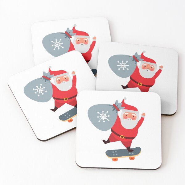 Item preview, Santa Skateboard - Merry Christmas designed and sold by ShawnDzign.