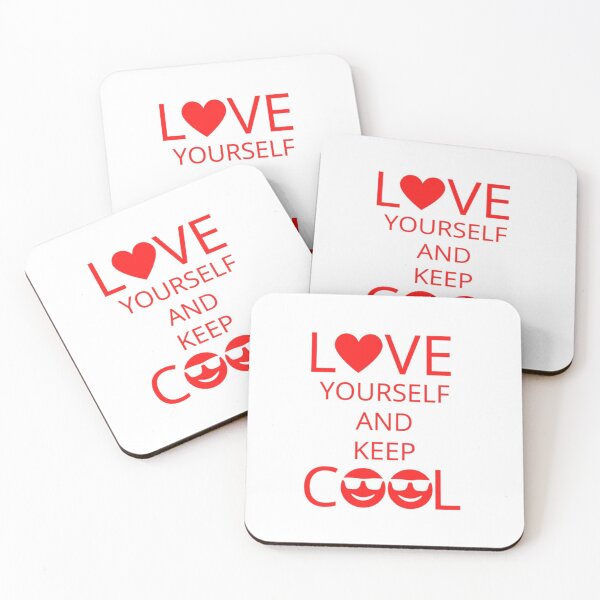 Item preview, Love yourself and keep cool | White designed and sold by metin1331.