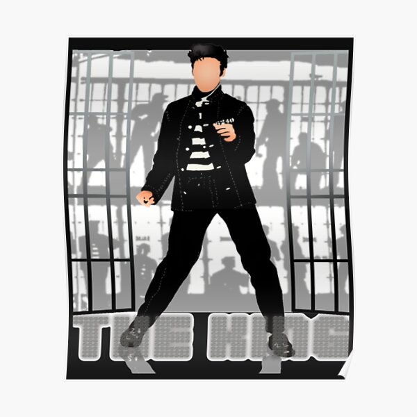 Elvis Presley The King Jailhouse Poster