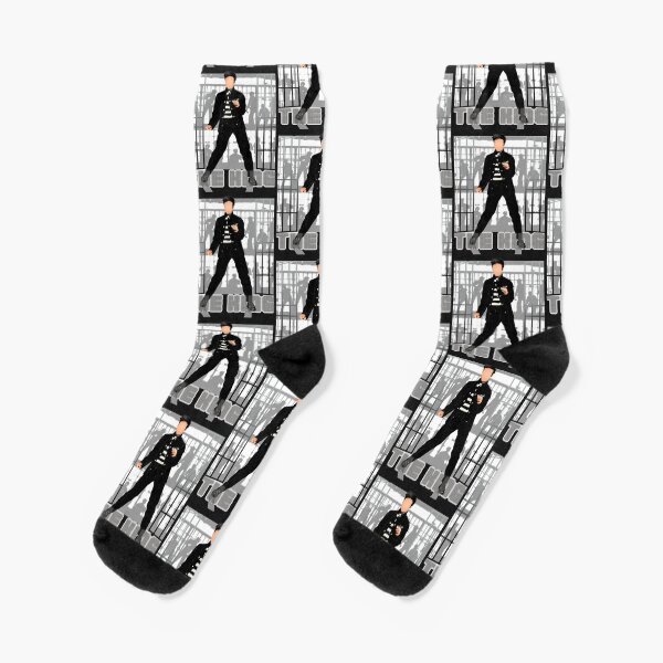 Elvis Presley The King Jailhouse Chaussettes