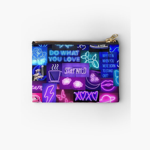 Item preview, Blue to White Neon Sign Collage designed and sold by Ajcollages.