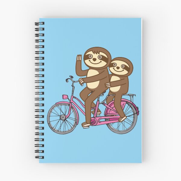 Item preview, Sloths and bicycle designed and sold by plushism.