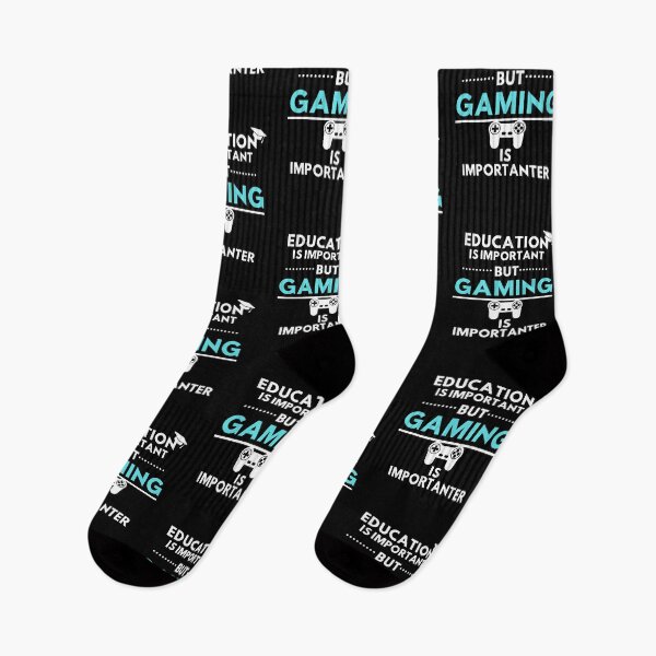 Item preview, education is important but gaming is importanter designed and sold by MyTrendStore.