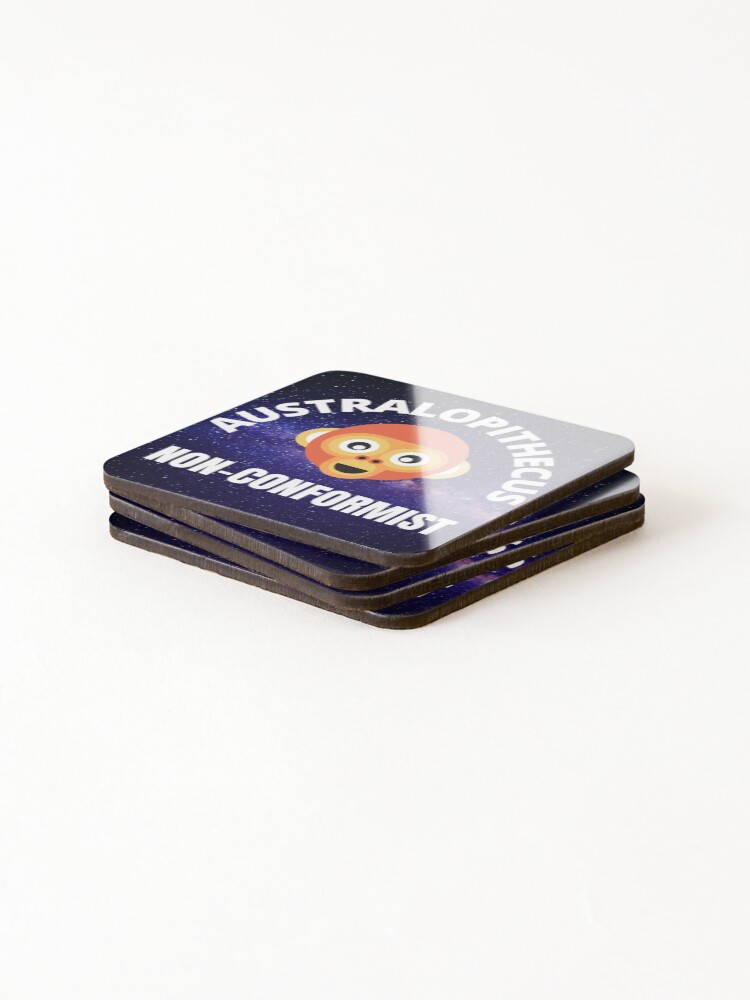 Thumbnail 4 of 5, Coasters (Set of 4), Australopithecus Non-conformist designed and sold by RGRamsey.