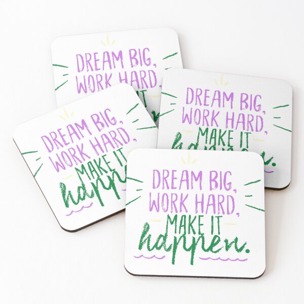 Item preview, Dream Big, Work Hard, Make It Happen designed and sold by salystore.