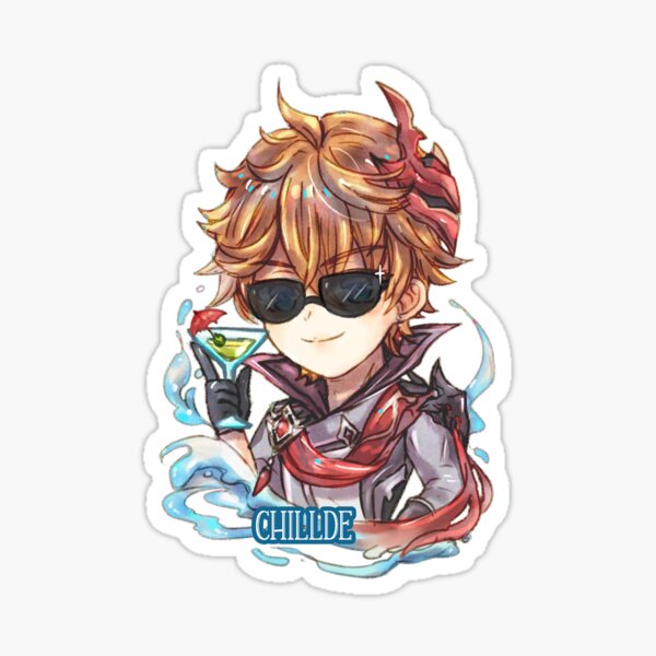 Genshin Impact Bois: Chillde Sticker